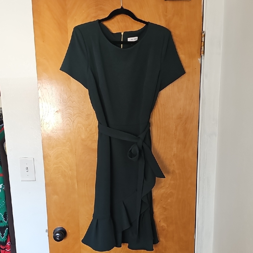 Elegant Dark Green Dress